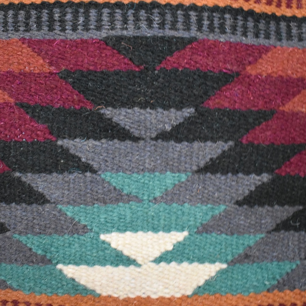 Southwest Boho Bag Handwoven Wool Malibu Purse - Picture 6 of 8